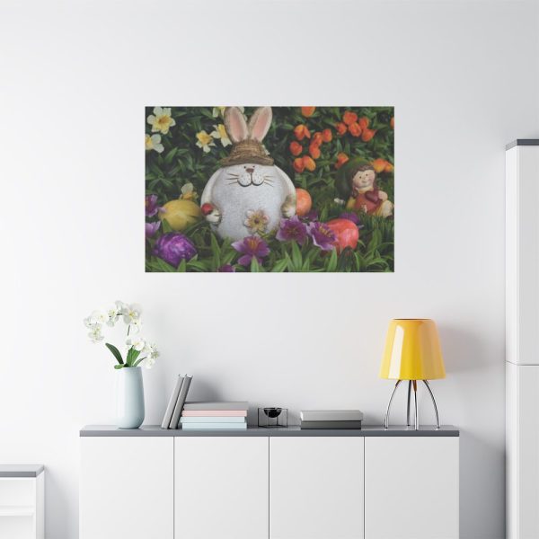 91638-217.jpg Easter Bunny in Spring Standard Canvas