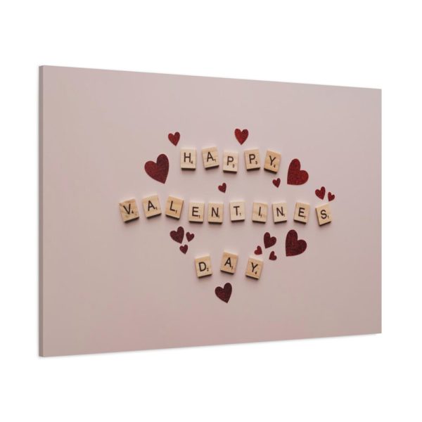 Happy Valentines Day Standard Canvas
