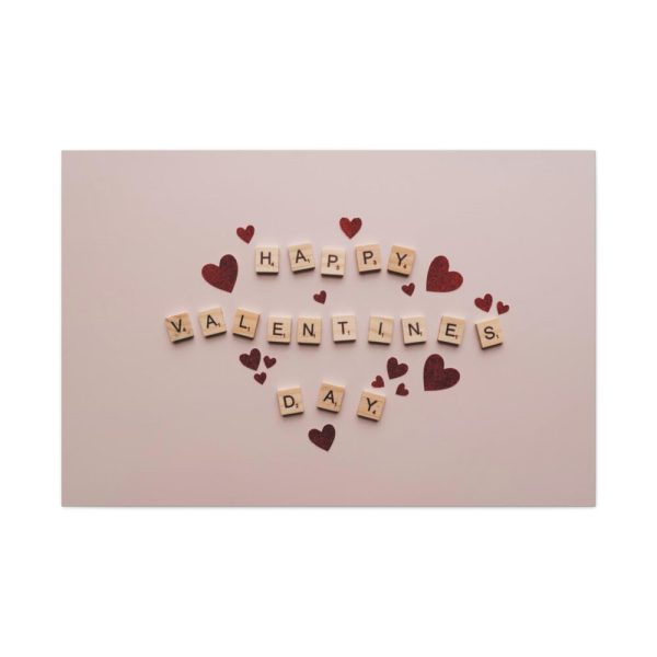 Happy Valentines Day Standard Canvas