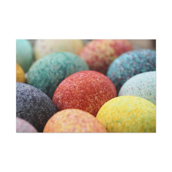 Beautiful Colorful Eggs Standard Canvas