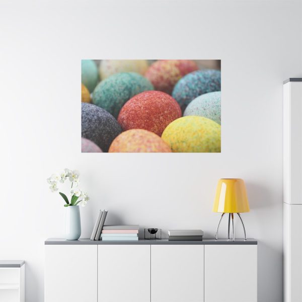 Beautiful Colorful Eggs Standard Canvas