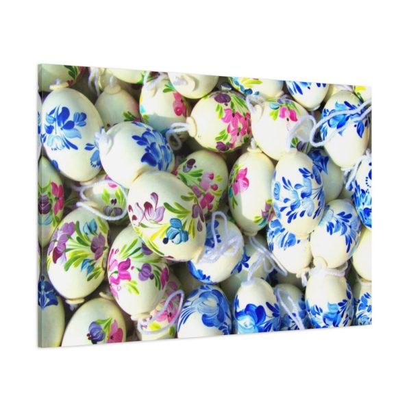 Hand Painted Easter Eggs Standard Canvas