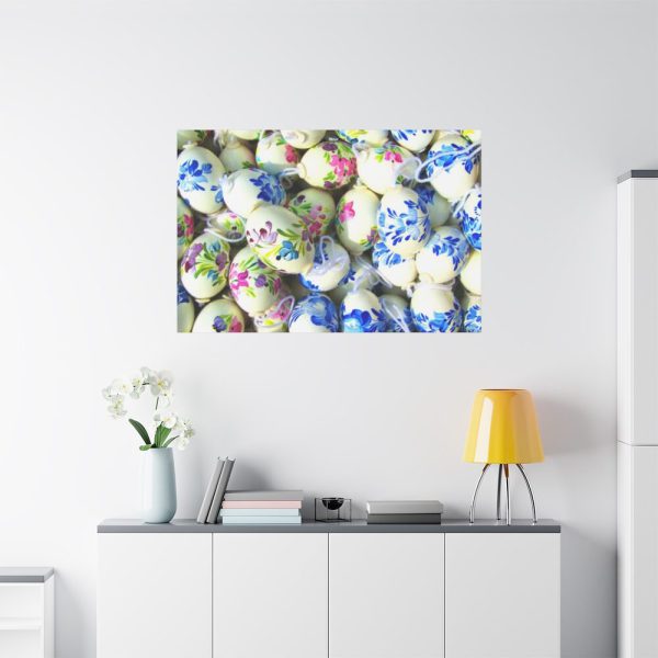 Hand Painted Easter Eggs Standard Canvas