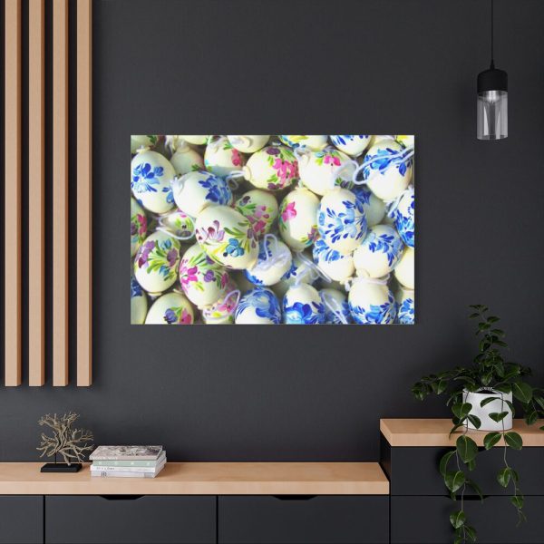 Hand Painted Easter Eggs Standard Canvas