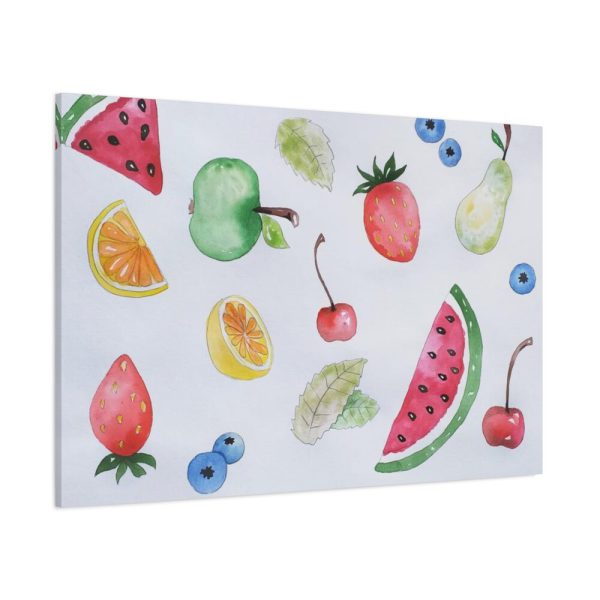 91638-300.jpg Fruit, Summer, Vitamins, Watercolor Standard Canvas