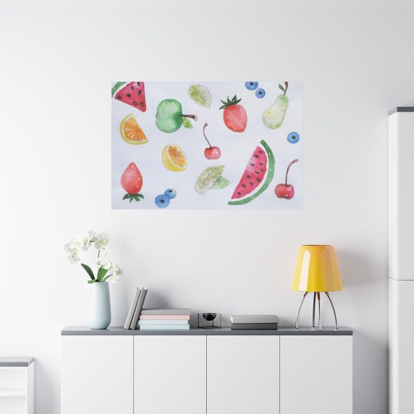 91638-302.jpg Fruit, Summer, Vitamins, Watercolor Standard Canvas