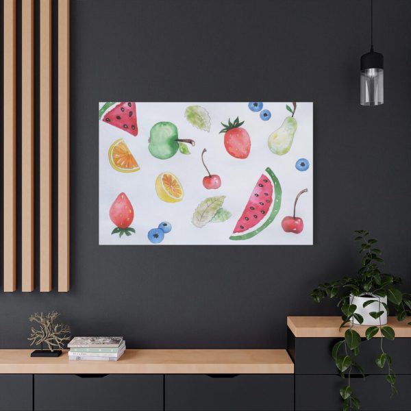 91638-303.jpg Fruit, Summer, Vitamins, Watercolor Standard Canvas