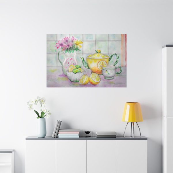 91638-307.jpg Tea Party Still Life Lemons Standard Canvas
