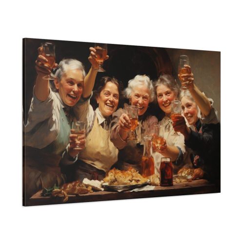 Cheers At Thanksgiving Standard Canvas