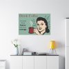 91638-347.jpg Retro Coffee Drinking Woman Standard Canvas
