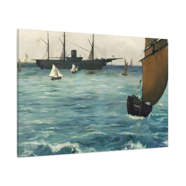 91638-360.jpg The "Kearsarge" at Boulogne Standard Canvas