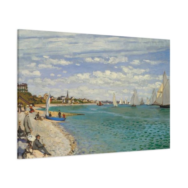 91638-365.jpg Regatta at Sainte-Adresse by Claude Monet Standard Canvas