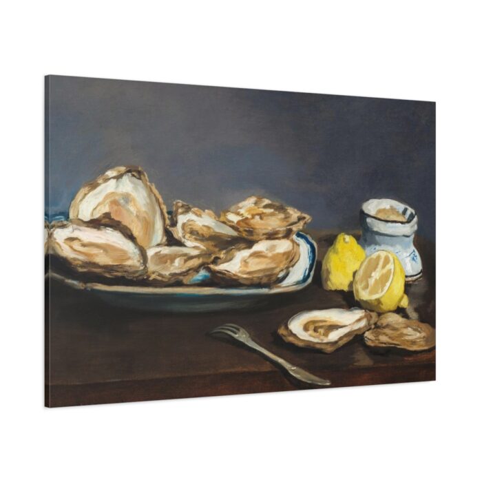 Oysters by Edouard Manet Standard Canvas - Image 1