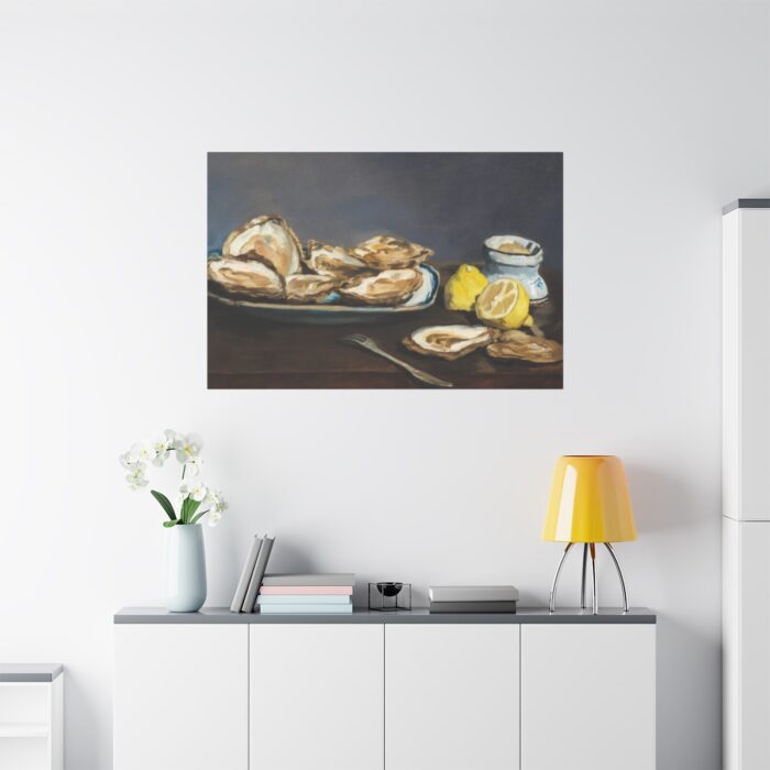 Oysters by Edouard Manet Standard Canvas - Image 3