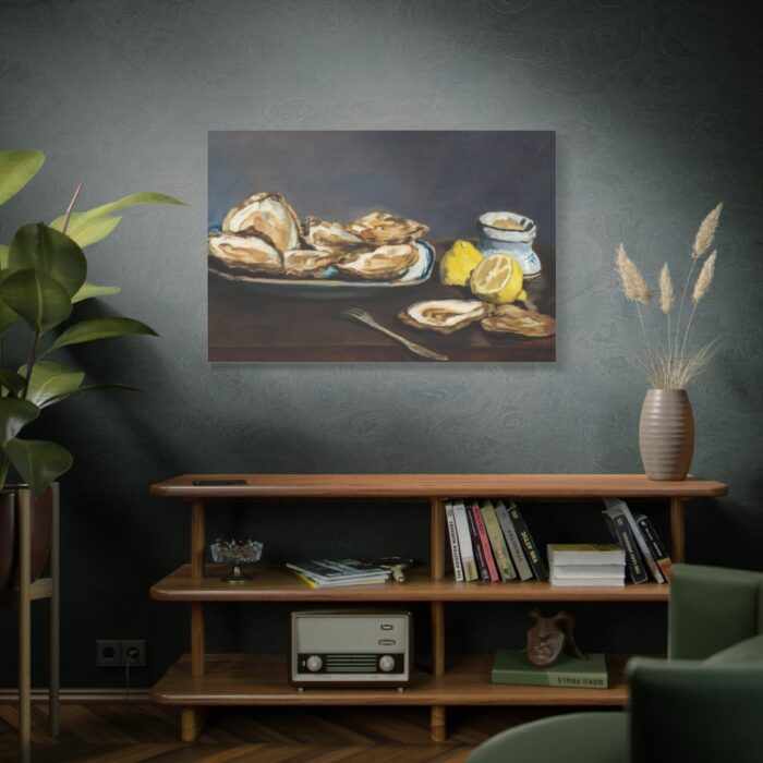 Oysters by Edouard Manet Standard Canvas - Image 5