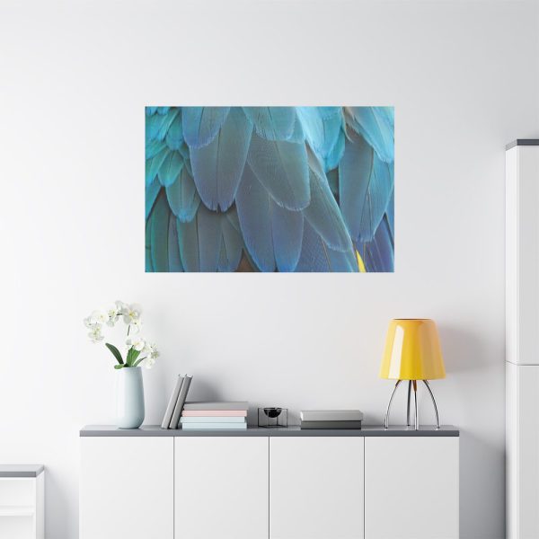 91638-387.jpg Parrot Feathers Texture Standard Canvas