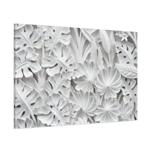 Carved Floral Ornament Texture Standard Canvas