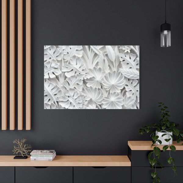 91638-393.jpg Carved Floral Ornament Texture Standard Canvas