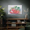 91638-409.jpg Strawberry, Watercolor, Drawing Standard Canvas
