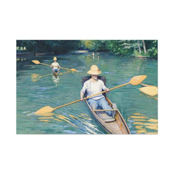 91638-411.jpg Skiffs by Gustave Caillebotte Standard Canvas