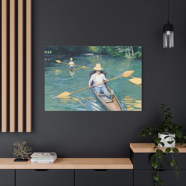 91638-413.jpg Skiffs by Gustave Caillebotte Standard Canvas