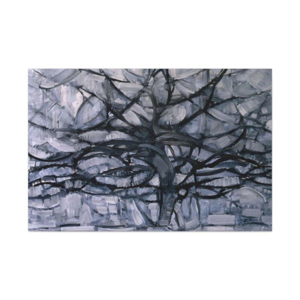 91638-431.jpg Piet Mondrian's Gray Tree Standard Canvas