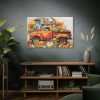 91638-44.jpg Autumn Pumpkin Truck Calendar Art Standard Canvas