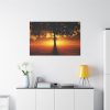 91638-442.jpg Sunrise Tree Silhouette Nature Standard Canvas