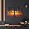 91638-443.jpg Sunrise Tree Silhouette Nature Standard Canvas