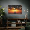 91638-444.jpg Sunrise Tree Silhouette Nature Standard Canvas
