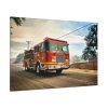 91638-45.jpg Speeding Fire Truck Standard Canvas