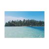 91638-491.jpg Boat Moored at an Island Standard Canvas