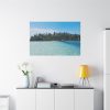 91638-492.jpg Boat Moored at an Island Standard Canvas
