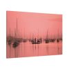 91638-506.jpg Pink Photo With Boats Standard Canvas