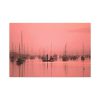 91638-507.jpg Pink Photo With Boats Standard Canvas