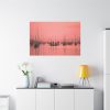 91638-508.jpg Pink Photo With Boats Standard Canvas