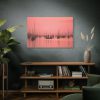 91638-510.jpg Pink Photo With Boats Standard Canvas