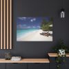 91638-534.jpg Tropical Beach, Trees, Shoreline in Summer Standard Canvas