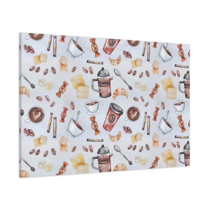 Coffee, Coffeemania, Coffee Lover Standard Canvas - Image 1