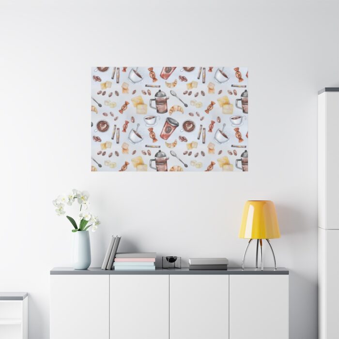 Coffee, Coffeemania, Coffee Lover Standard Canvas - Image 3