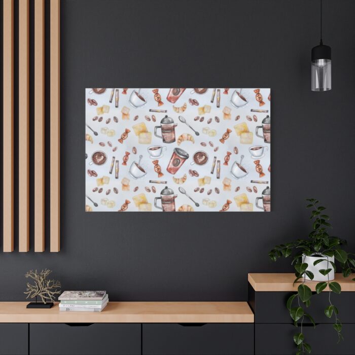 Coffee, Coffeemania, Coffee Lover Standard Canvas - Image 4