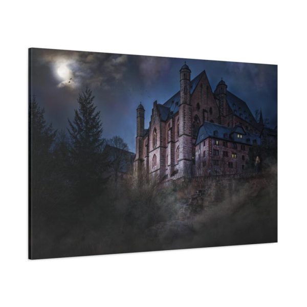 91638-55.jpg Mystical Castle in Dark Forest Standard Canvas