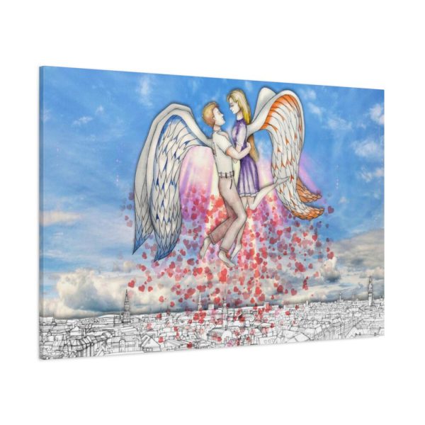 91638-556.jpg Love Of Angels Standard Canvas