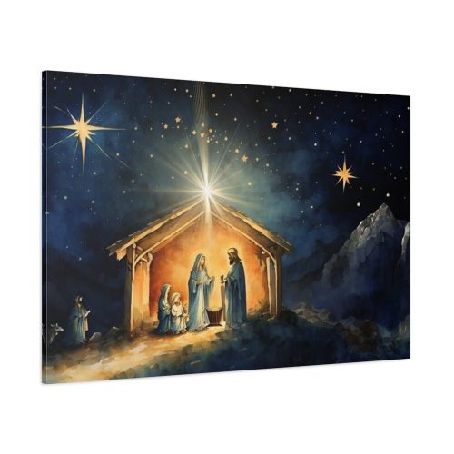 Abstract Representation of the Birth of Jesus Standard Canvas