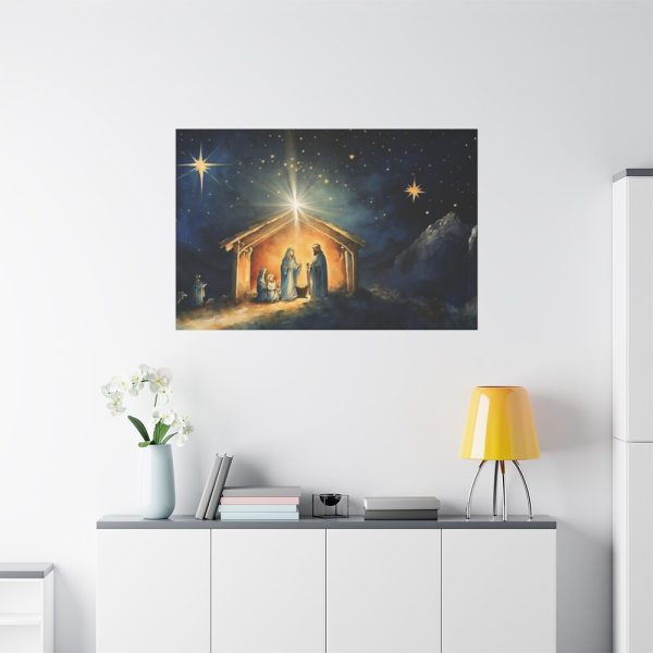 91638-563.jpg Abstract Representation of the Birth of Jesus Standard Canvas
