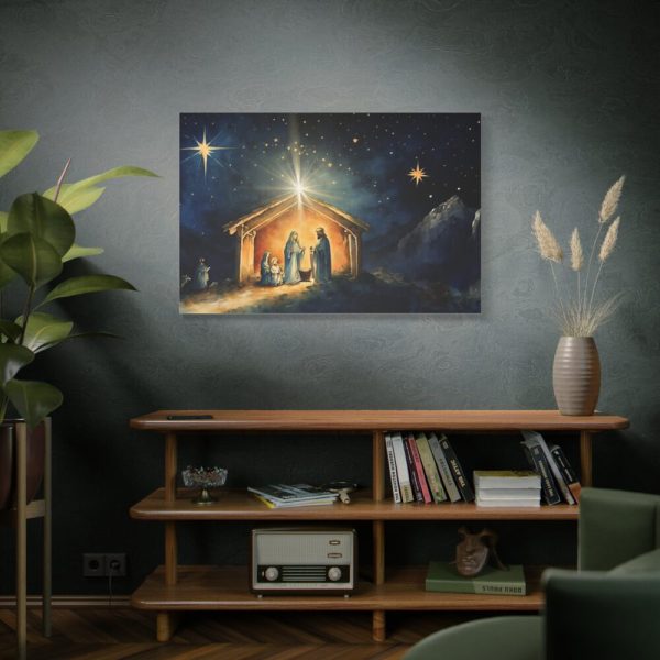 91638-565.jpg Abstract Representation of the Birth of Jesus Standard Canvas