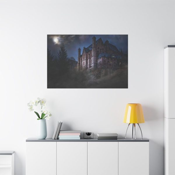 91638-57.jpg Mystical Castle in Dark Forest Standard Canvas