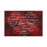 Love Languages Standard Canvas - Image 2