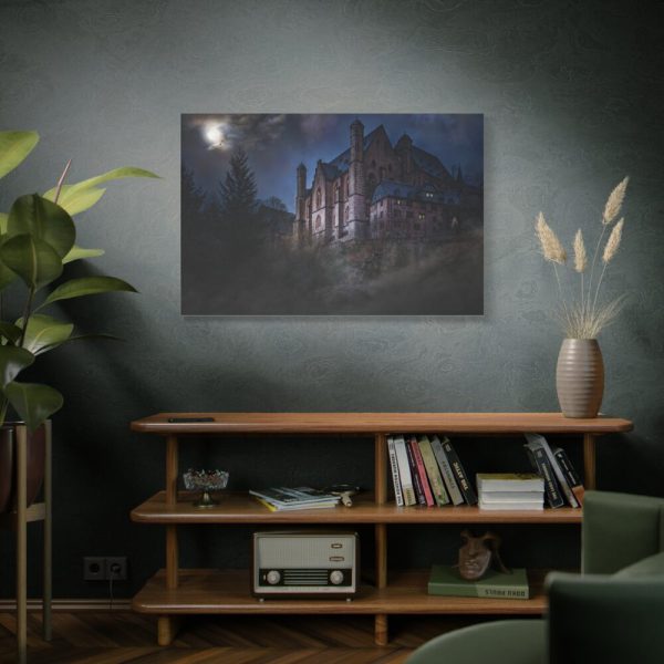 91638-59.jpg Mystical Castle in Dark Forest Standard Canvas