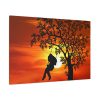 91638-596.jpg Sunset Girl Swing Silhouette Standard Canvas